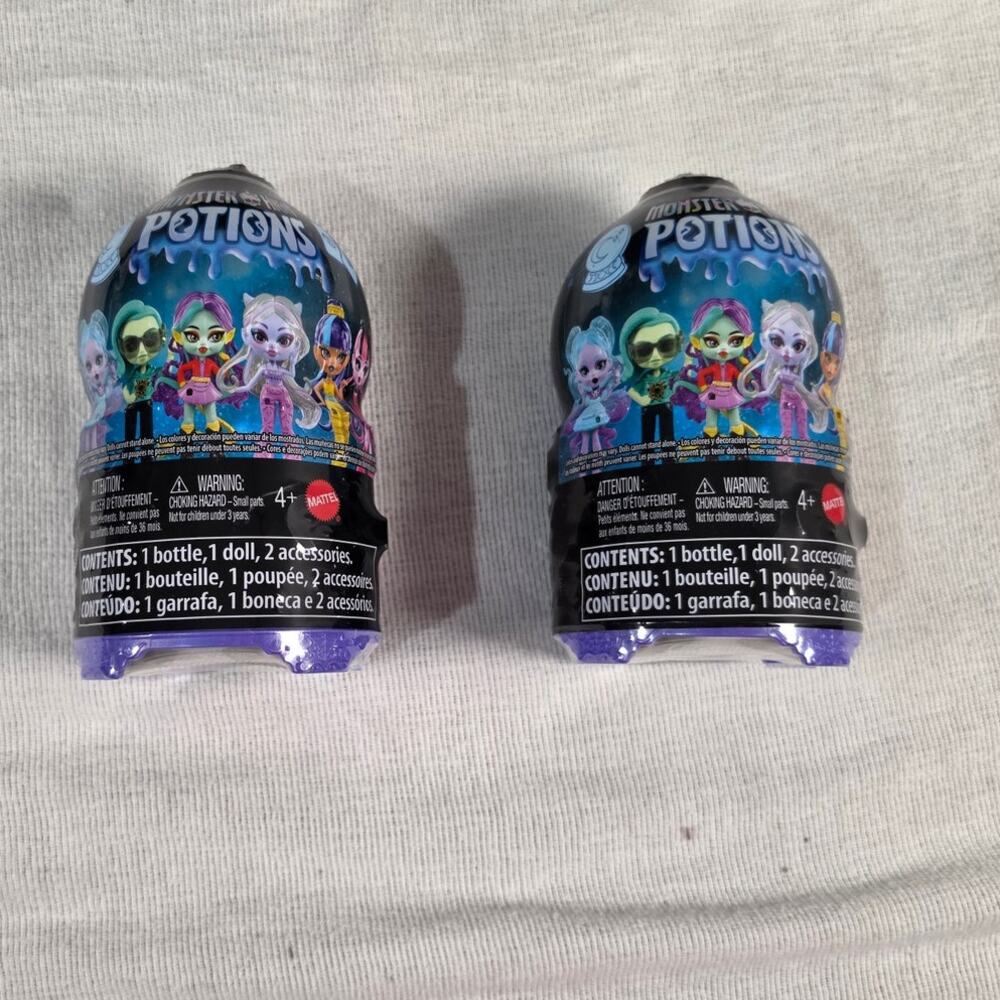 Monster High Potions Blind Bottle Mini Doll Lot of 2